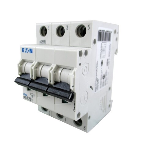 DISYUNTOR DIN 3X 20 A 06 KA EATON DISYUNTOR DIN 3X 20 A 06 KA EATON