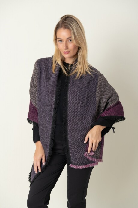 PASHMINA CUARZO AHUMADO Borgoña