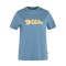 Polo Fjallraven Logo Tee Mujer Dawn Blue