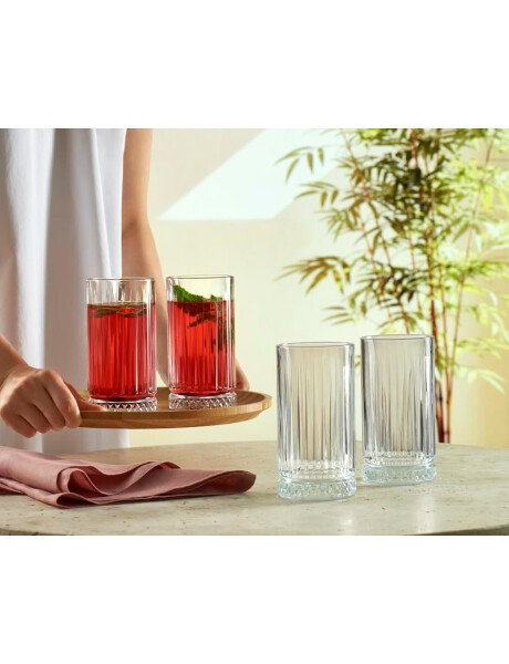 SET 4 VASO TRAGO LARGO 445CC ELYSIA PASABAHCE SET 4 VASO TRAGO LARGO 445CC ELYSIA PASABAHCE