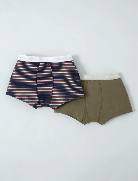 KIT CON 3 CALZONCILLOS DE NIÑO VERDE