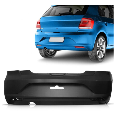 PARAGOLPE TRASERO GOL G7 / G8 16/... HATCH CON REFLECTOR Paragolpe Trasero Gol G7 / G8 16/... Hatch Con Reflector