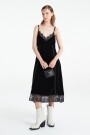 VESTIDO TERCIOPELO Negro