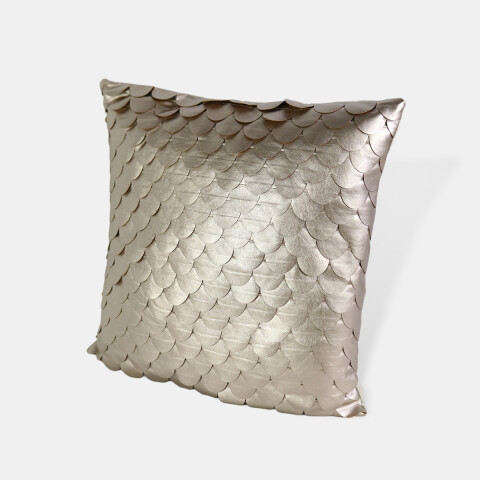 COJIN CUAD DORADO 40X40CM Unica