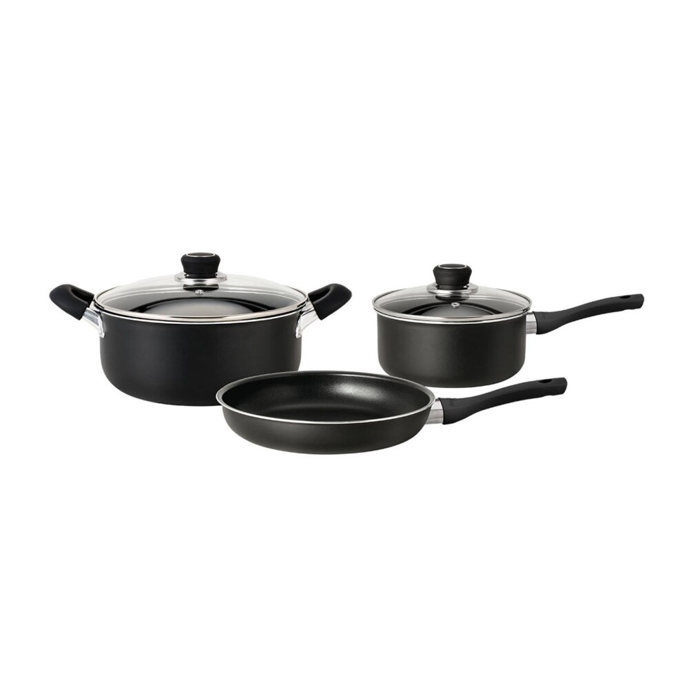 JGO BATERÍA 5 PIEZAS NEGRO ALUMINIO 09-10016N