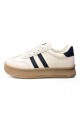 CALZADO DEPORTIVO DOS RAYAS PLATAFORMA Blanco