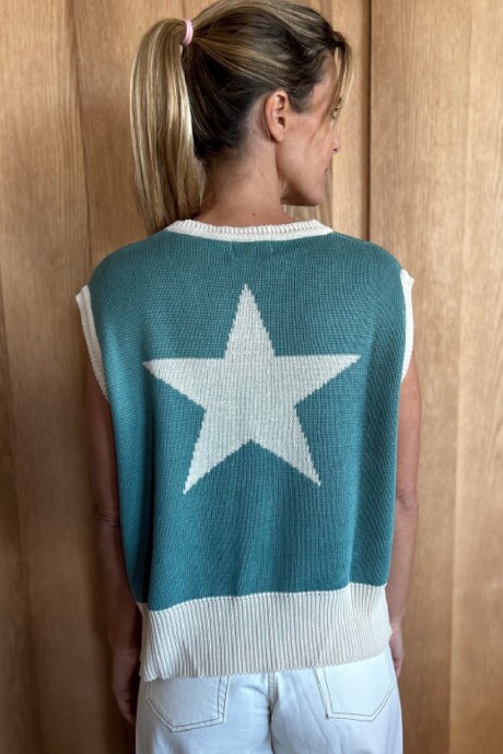 Chaleco Galaxia Tourquesa