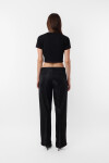 Baby Tee Arrowed Negro