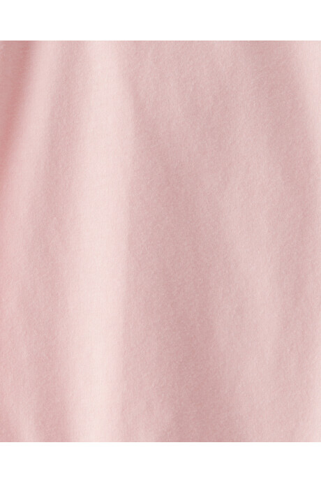 Body de algodón, cuello mago, rosado Sin color