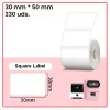Etiqueta 30mm*50mm blanca impresora M110 230 uds. Etiqueta 30mm*50mm blanca impresora M110 230 uds.