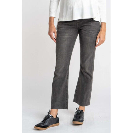Flare Mamá Denim Gris