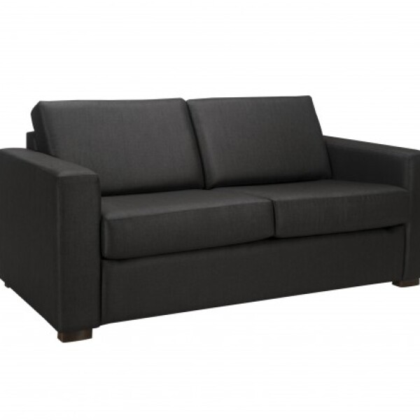 SOFA CAMA 2 PLAZAS - TAPIZADO EN PU NEGRO SOFA CAMA 2 PLAZAS - TAPIZADO EN PU NEGRO