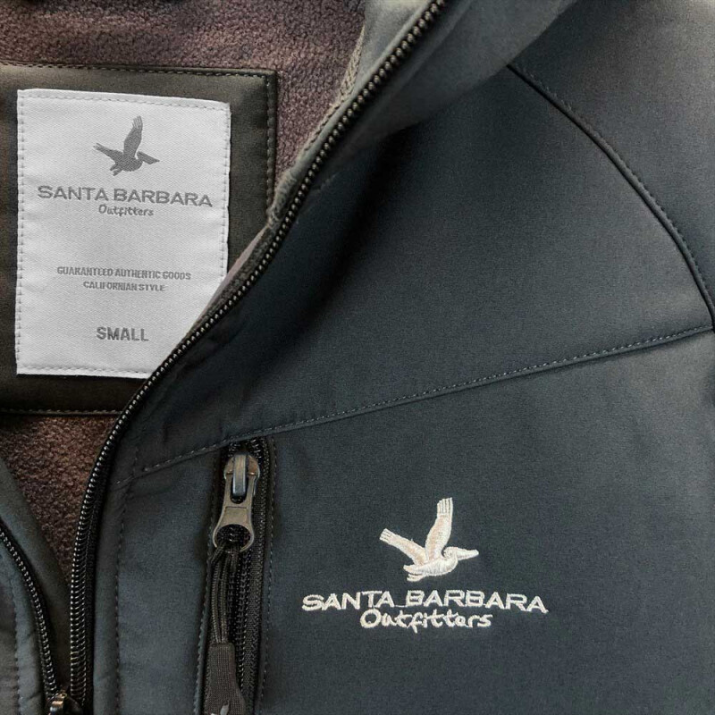 Santa barbara campera soft con cap hombre Grafito