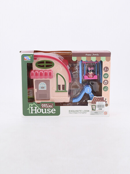 SET CASITA DE MUÑECA CON ACCESORIOS MULTICOLOR