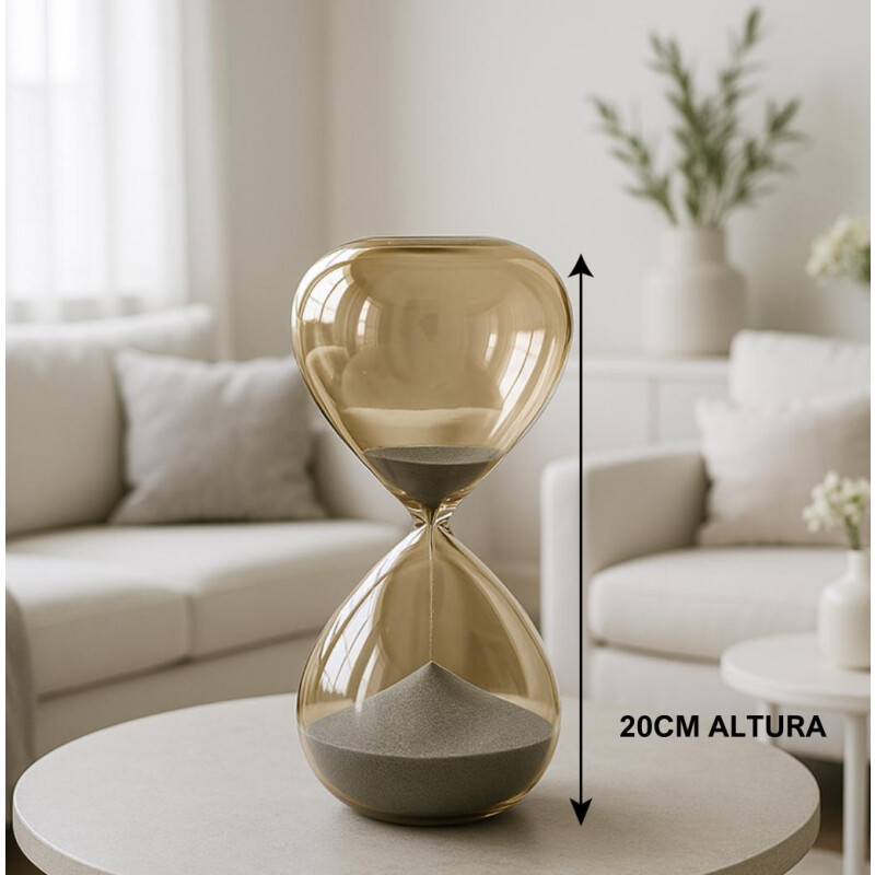 Reloj de Arena Deco 30 Minutos Gris