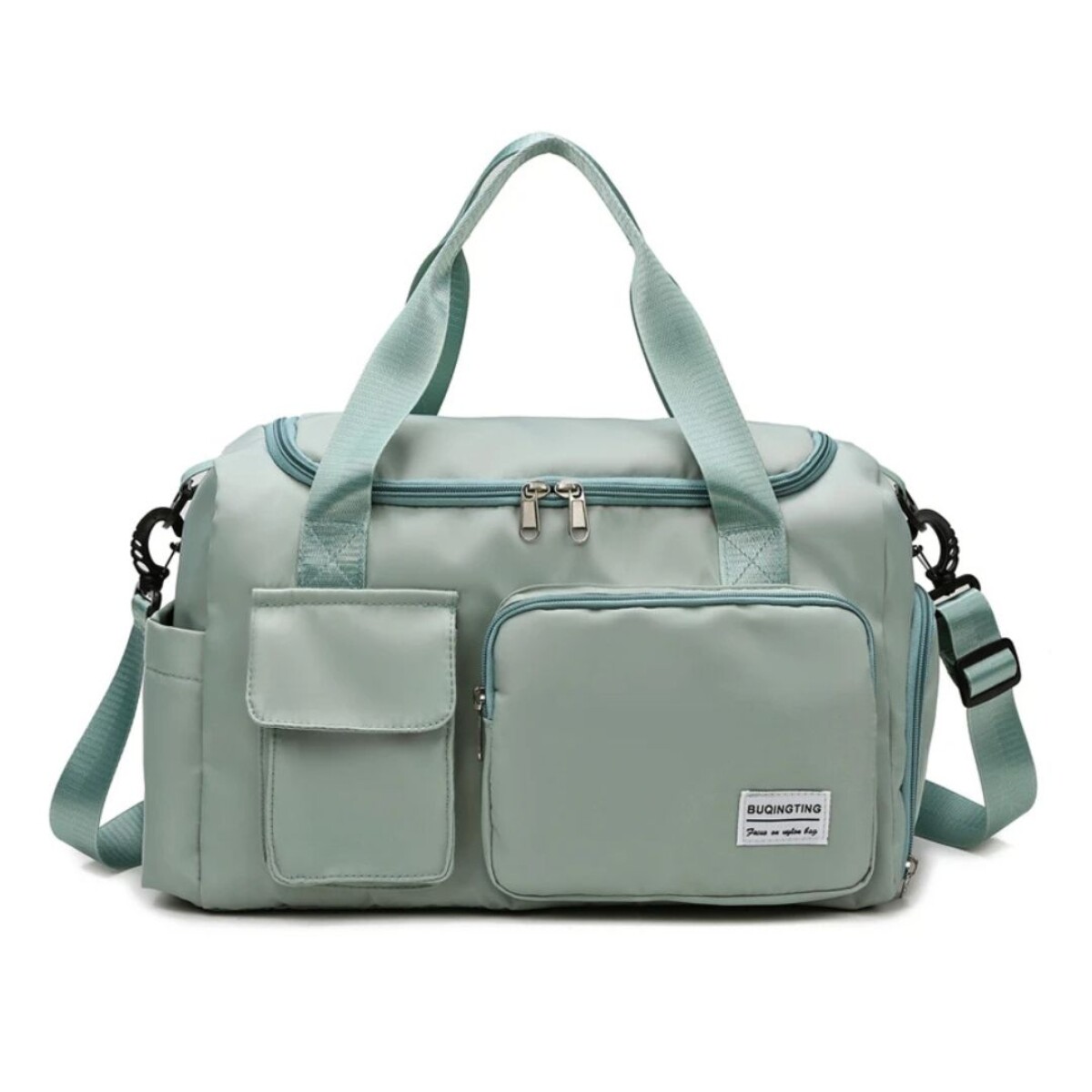 Bolso De Viaje Impermeable Con Compartimento Para Calzado - Verde 