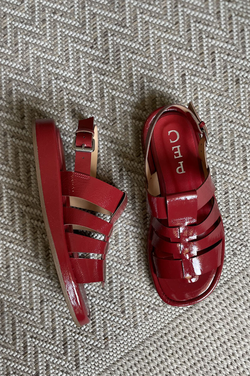 Sandalia afrodita Cherry