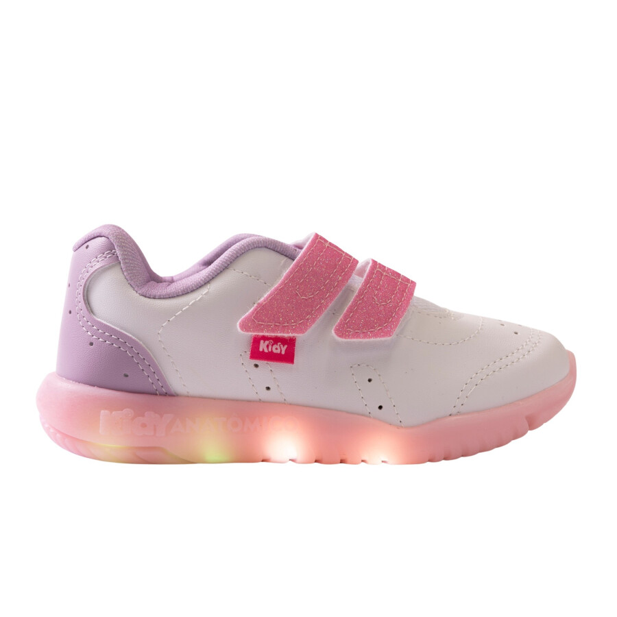 KIDY TENIS FLEX LIGHT BRANCO/LIL