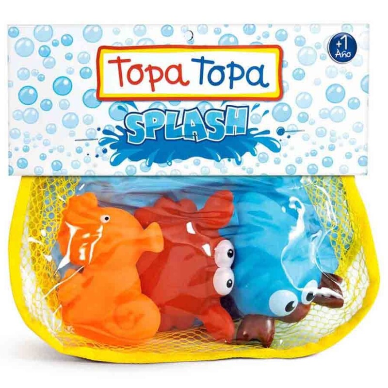 Muñecos Para Agua X 3 Splash Topa Topa MUÑECOS PARA AGUA X 3 TOPA TOPA SPLASH