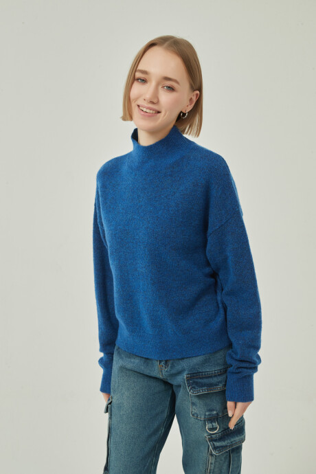 Sweater Crishell Azul Electrico
