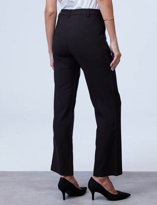 Pantalon Detalle Eco Cuero NEGRO