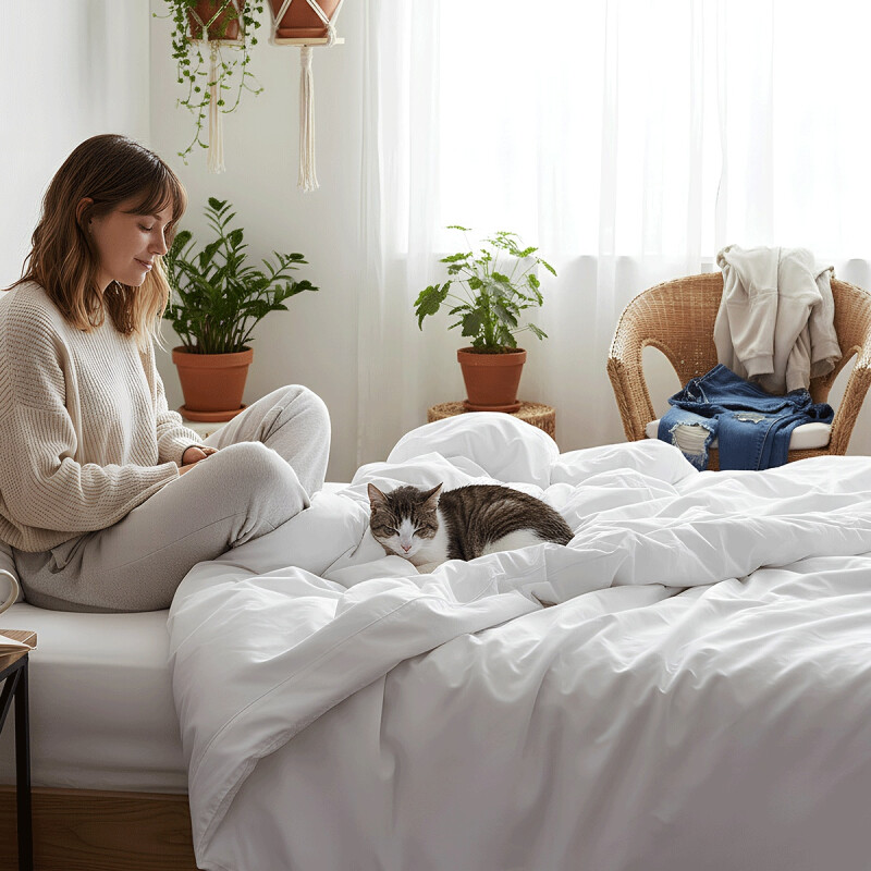 Sábanas 200 hilos blanca - Plaza y Media Sábanas 200 hilos blanca - Plaza y Media