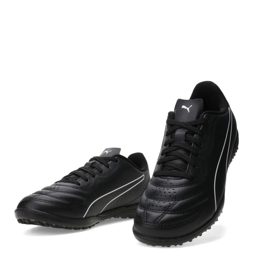 Championes de Niños Puma Futbol Classico Tt Jr Negro - Blanco