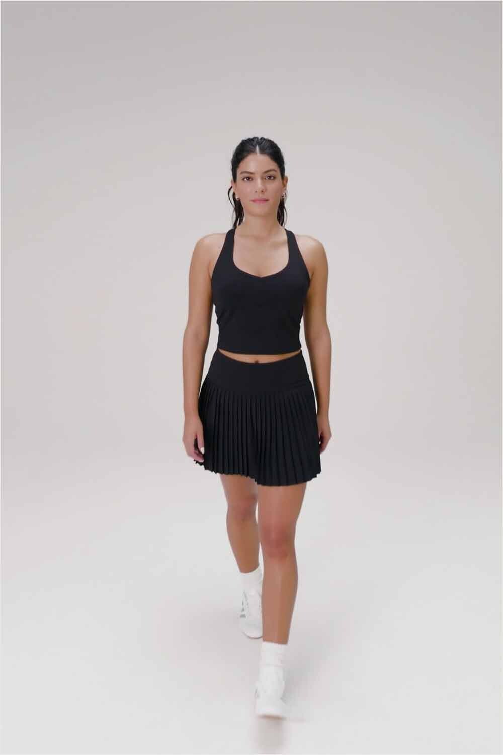 Top Anywhere Cropped Built-In Bra Mujer Black