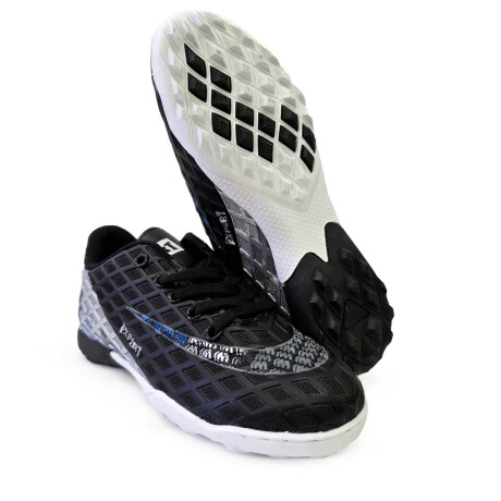 Calzado Champión Fútbol 5 Deportivo Expert Para Niño Niña Negro Gris