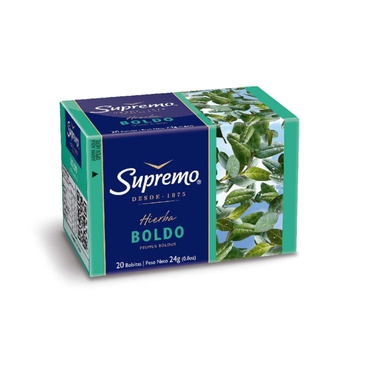 Té Boldo Supremo 20 Unidades 