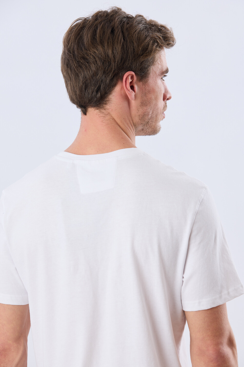 REMERA ESTAMPADA DE ALGODÓN Blanco