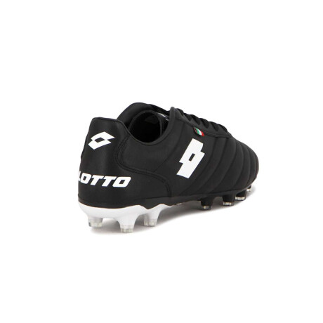 Lotto Futbol Cancha Cuero Pro Hombre Black/White Negro-Blanco