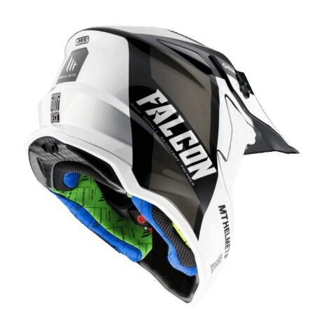 Casco MT Falcon Warrior Blanco