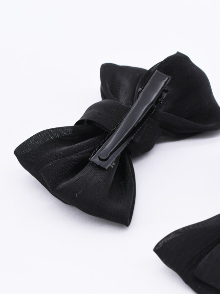 BROCHE MOÑAS SET X 2 NEGRO