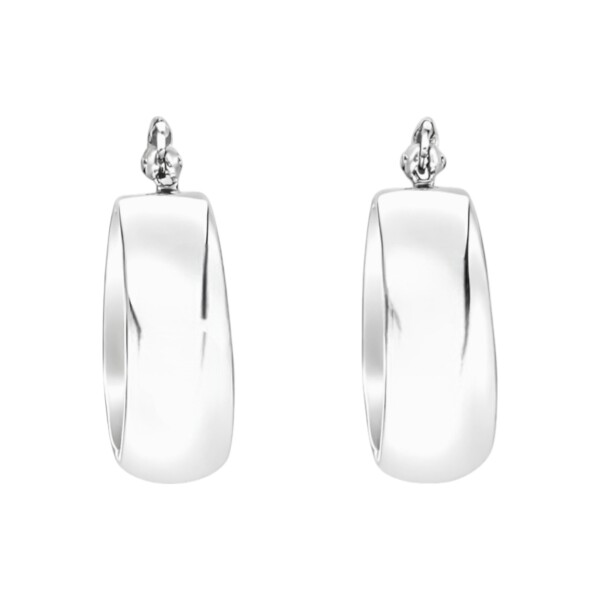 Caravanas Aros anchos- Plata 925 - Sin piedra - CA4120 sinpiedra