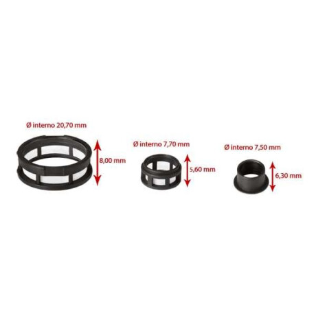 INYECCION PARTES - JGO FILTRO PUNTA INYECTOR BOSCH GOLF MONOPUNTO - INYECCION PARTES - JGO FILTRO PUNTA INYECTOR BOSCH GOLF MONOPUNTO -
