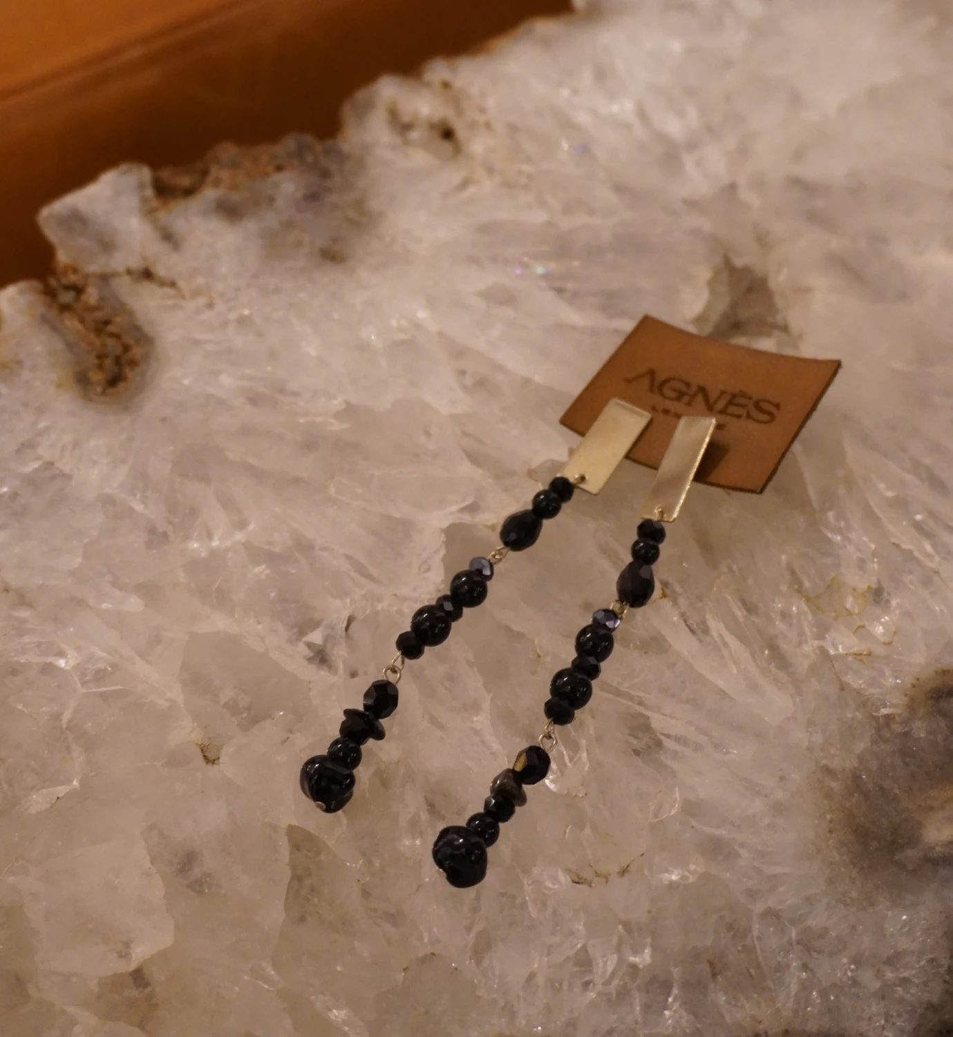 Multi Stone Earrings negro n/a