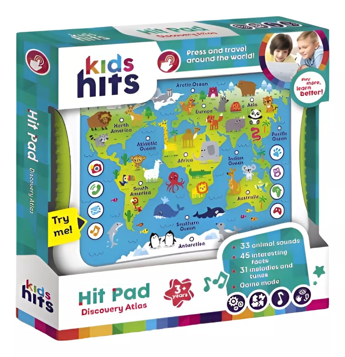 Kids Hits - Tablet Atlas De Descubrimiento - Kh01/001 