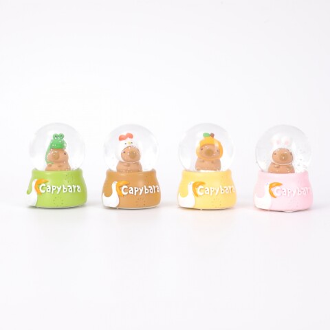 BOLA DE NIEVE CON LUZ (45# CAPIBARA) BOLA DE NIEVE CON LUZ (45# CAPIBARA)