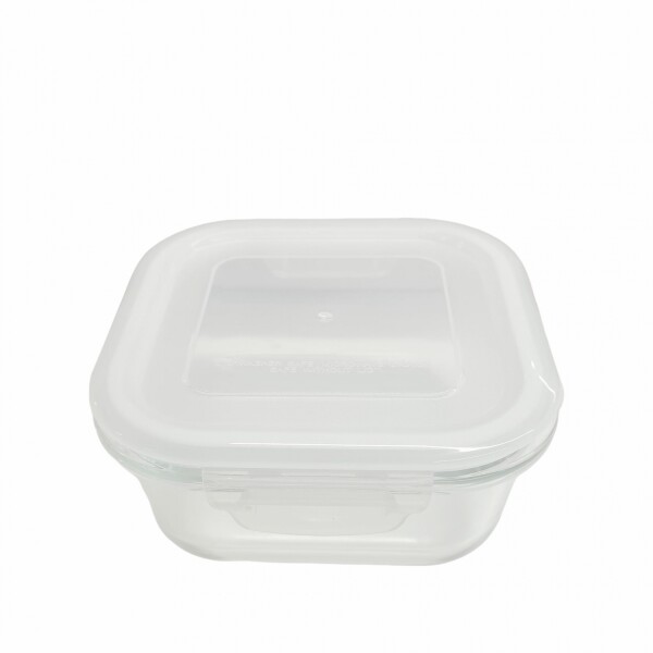 Bento box vidrio 530ml blanco