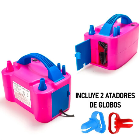 Máquina Inflador 600w 2iny + Pack X100 Globos Regalo! Jug017006