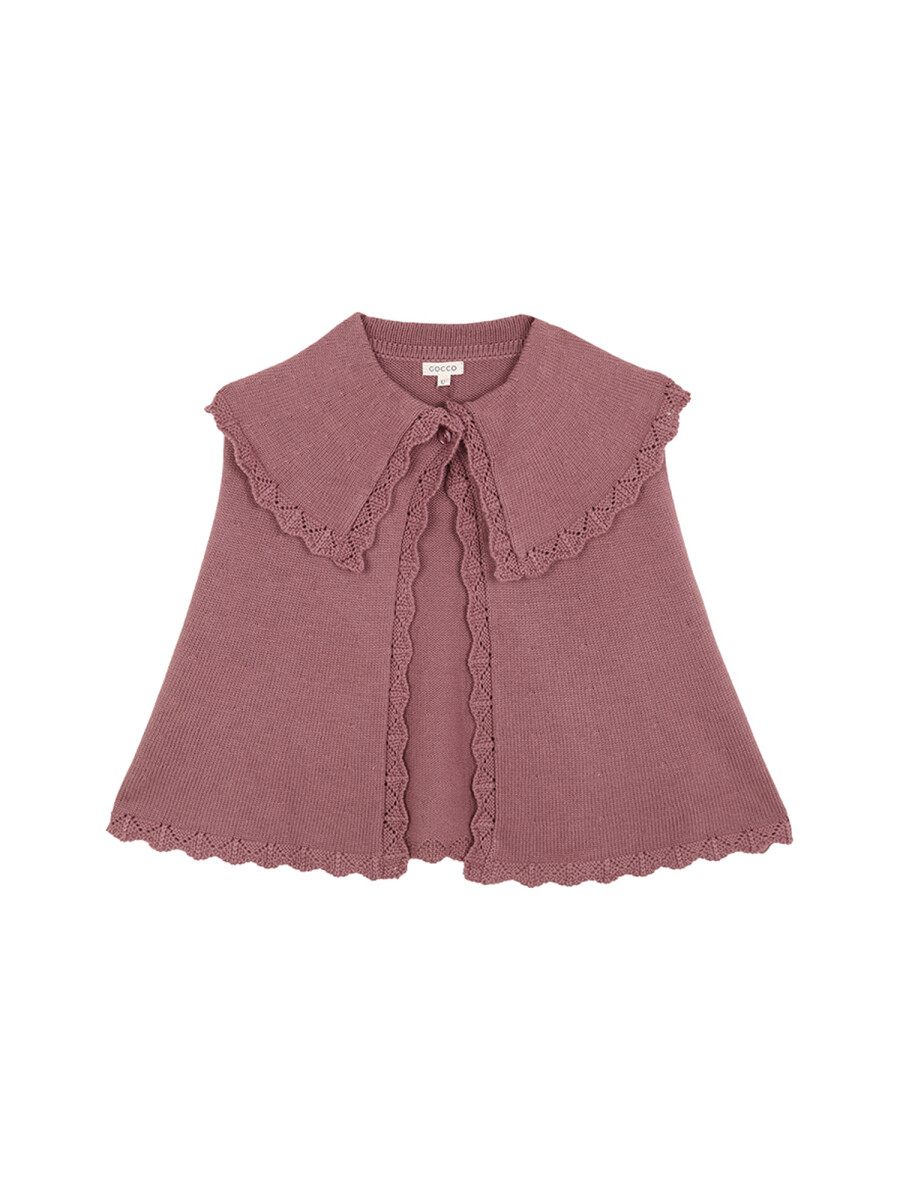 Capa De Punto Acabado Purpura