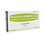 MONTELUKAST NORMON 10 MG CJ X 28 COMP única