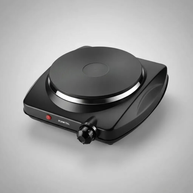Anafe Eléctrico Punktal 1 Disco 1500w Con Termostato Negro Anafe Eléctrico Punktal 1 Disco 1500w Con Termostato Negro