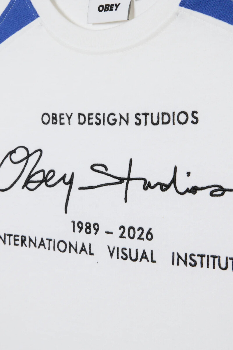 OBEY LEAGUE SHIRT LS Blanco