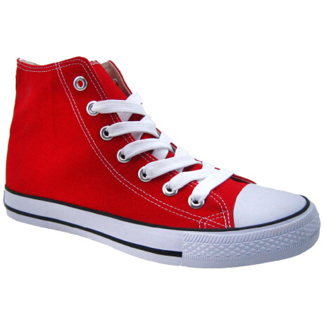 Championes de Mujer KristoBelga Classic canvas Rojo