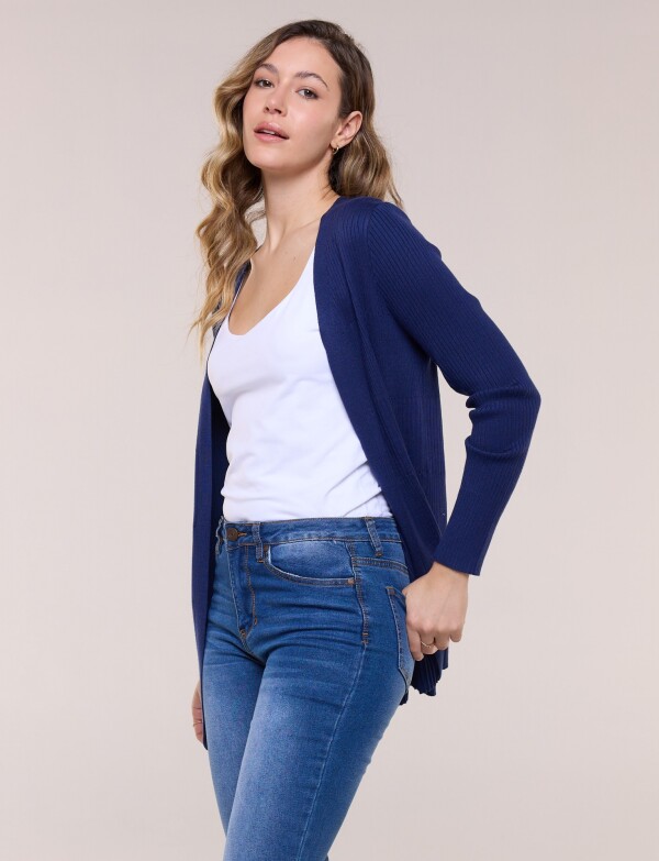 Cardigan Abierto AZUL