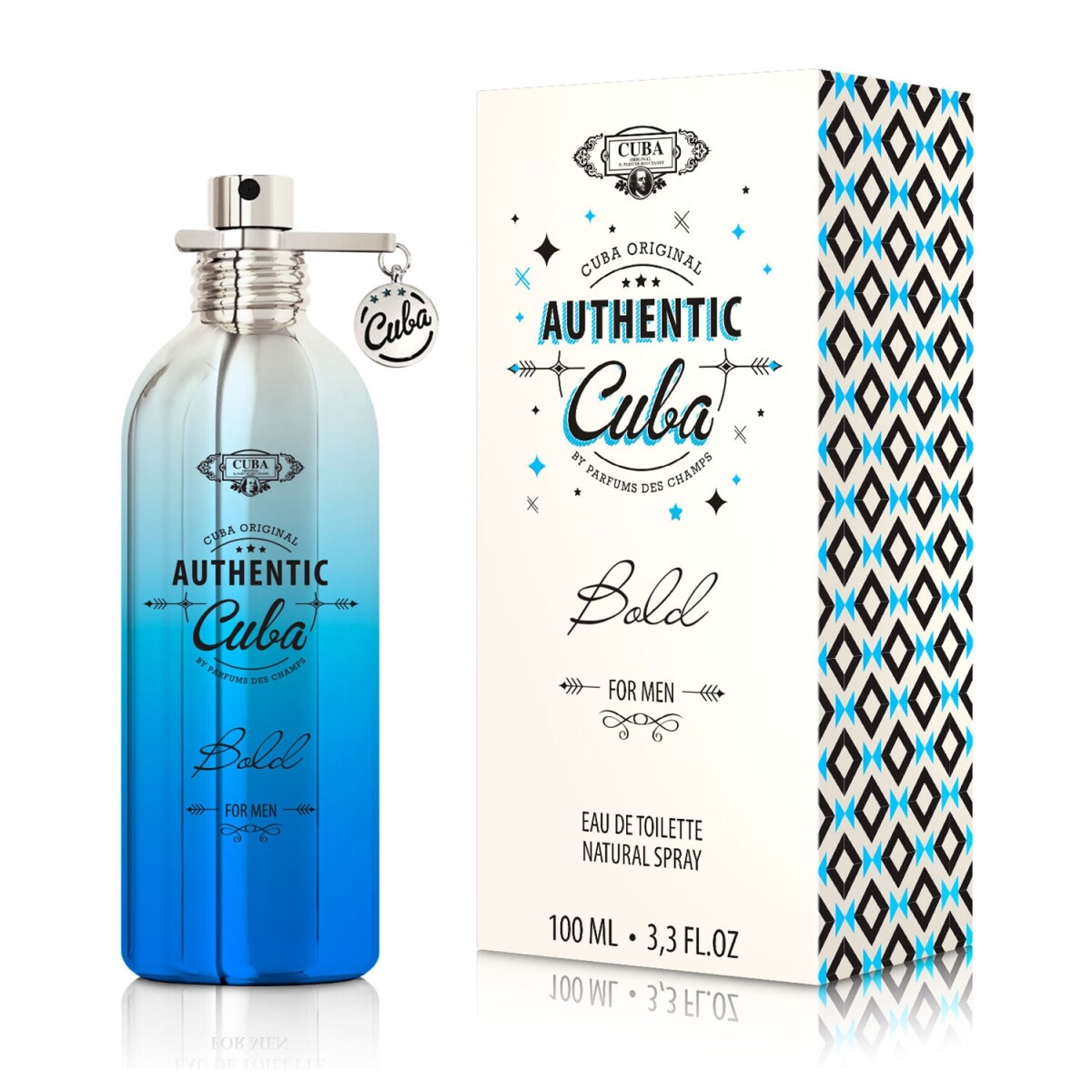 Perfume Cuba Authentic Bold for Men EDT 100ml Original 