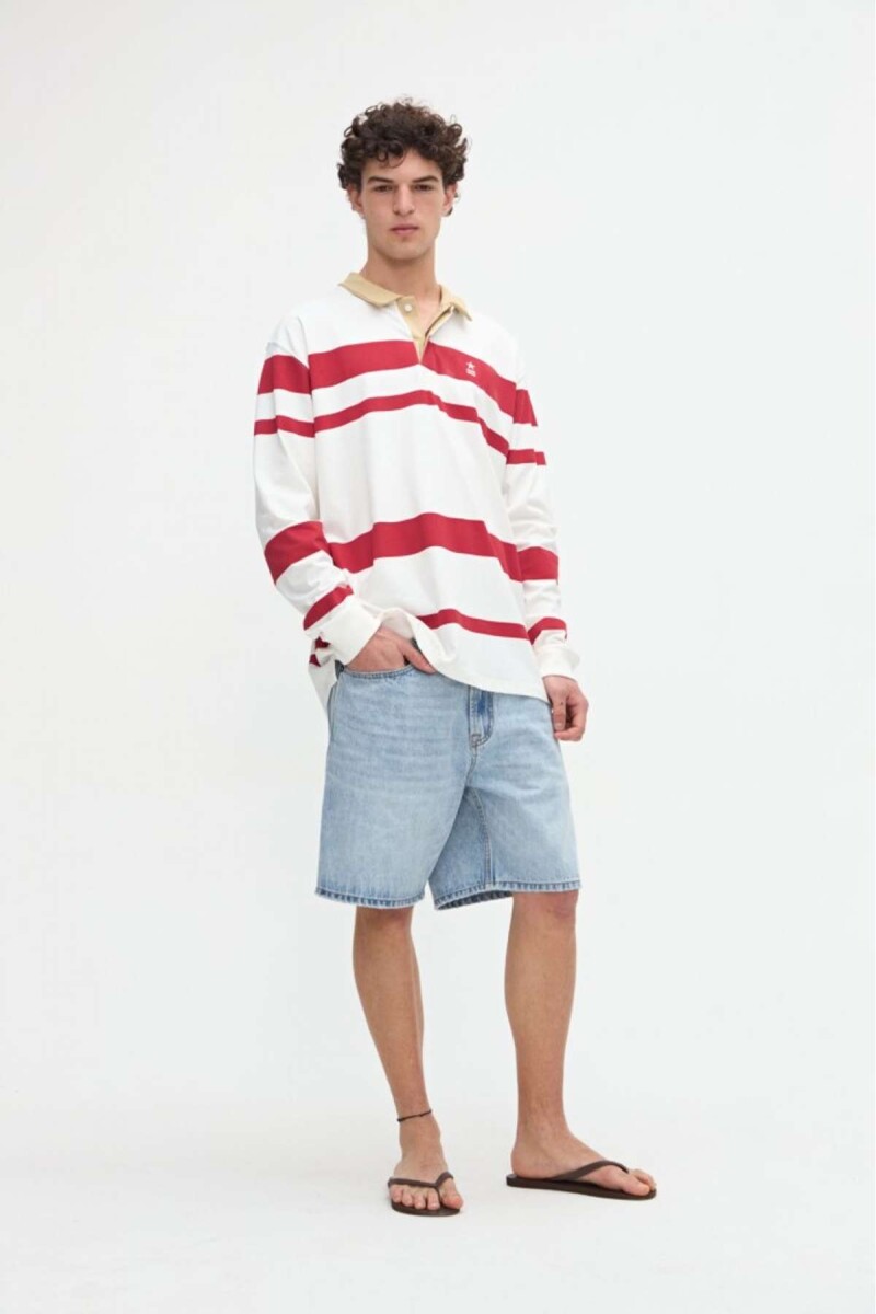 Remera polo Parsons - Off white 