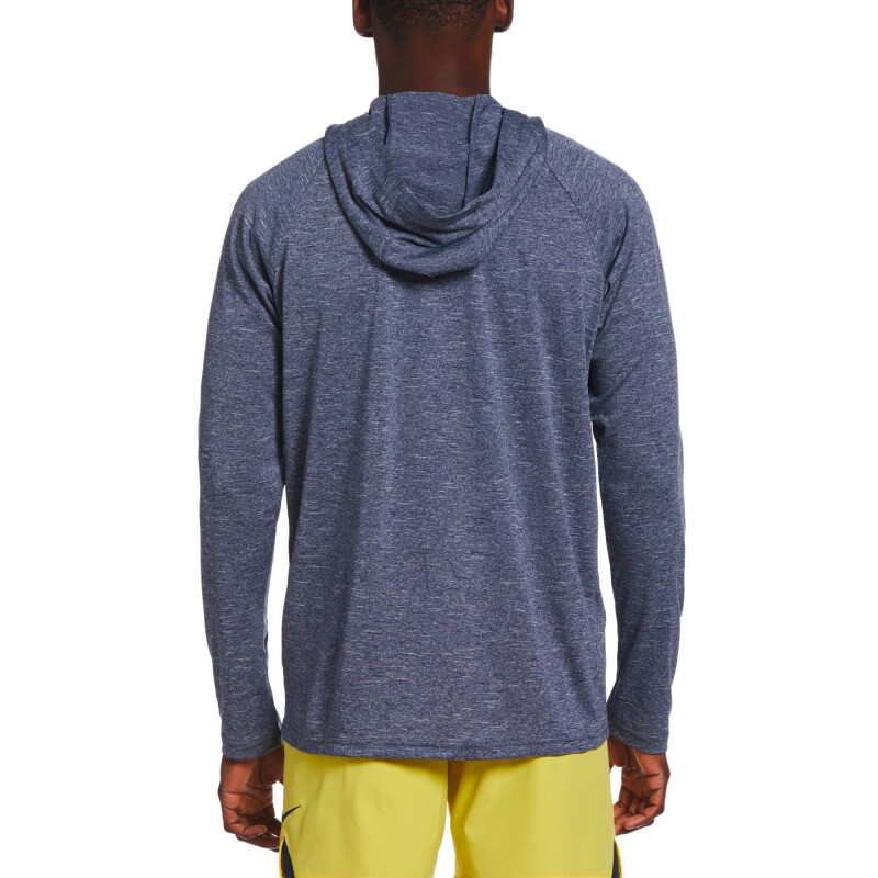 Remera Long Sleeve Hooded de Hombre Azul